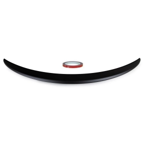 rear Boot Spoiler Roof Lip Black matt +3M fits on...