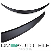 rear Boot Spoiler Roof Lip Black matt +3M fits on Mercedes C