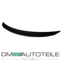 Rear Boot Spoiler Lip Roof black matt +3M fits on Mercedes C