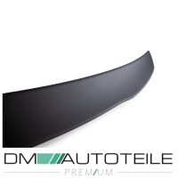 Rear Boot Spoiler Lip Roof black matt +3M fits on Mercedes C
