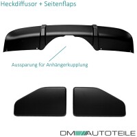 Sport-Performance Aero Spoiler Bumper Kit Black Gloss fits o
