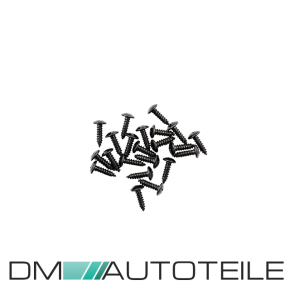 Set Seitenschwelleransatz Sport Performance Schwarz Matt +Anbaumaterial passt für BMW 1er F20 LCI M-Paket ab 2015