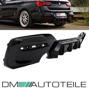 Sport-Performance Diffusor hochglanz schwarz passt für BMW F20 F21 135 140 M-Paket LCI