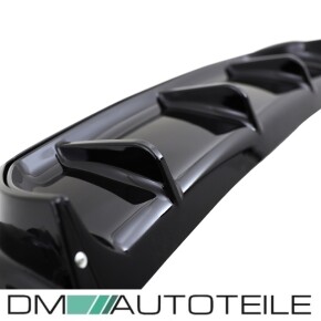 Sport-Performance Diffusor hochglanz schwarz passt für BMW F20 F21 135 140 M-Paket LCI