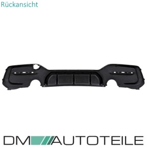 Sport-Performance Diffusor hochglanz schwarz passt für BMW F20 F21 135 140 M-Paket LCI