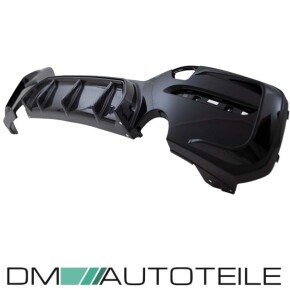 Sport Performance Bi Colour Black Carbon Gloss Duplex Rear Diffusor fits on BMW F20 F21 135i 140i M-Sport up 2015