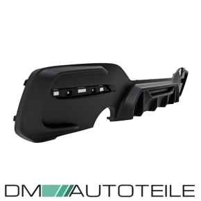 Sport Competition Performance Black Matt Duplex Rear Diffusor fits on BMW F20 F21 135i 140i M-Sport up 2015