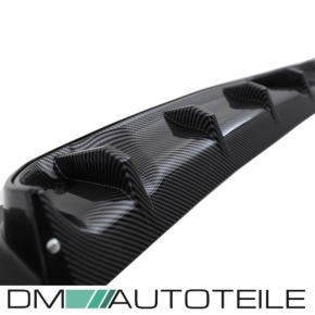 Sport Competition Performance Black Gloss / Carbon Duplex Rear Diffusor fits on BMW F20 F21 135i 140i M-Sport up 2015