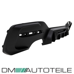 Sport Competition Rear Diffusor 2 Outlet Left Black Matt fits BMW 1-Series F20 F21 M-Sport LCI Facelift