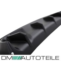 Sport Competition Rear Diffusor 2 Outlet Left Black Matt fit