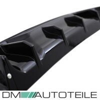 Black Gloss Sport Competition Rear Diffusor 2 Outlet Left fi