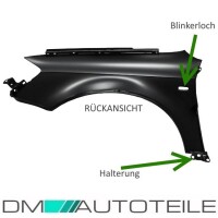 Audi A4 B7 Saloon Avant Fender Right 04-07 + Holes for Indic