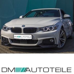 Sport-PERFORMANCE Front Spoiler Black+ Diffusor fits on BMW F32 F33 F36 M Bumper