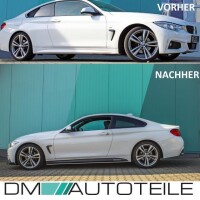 Sport-PERFORMANCE Front Spoiler Black+ Diffusor fits on BMW 