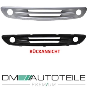 Smart ForTwo City Coupe 450 Front Grille ABS grey painted with holes for fog lights 08/98-04/02