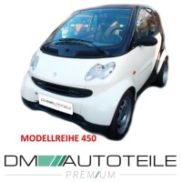 Smart Fortwo 450 Coupe Convertible Front Grille silver paint
