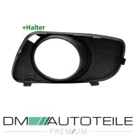 Smart Fortwo 451 Bumper Grille Front right black + holes for