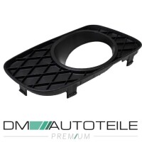 Smart Fortwo 451 Bumper Grille Front right black + holes for