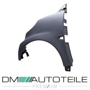 Smart Fortwo Coupe Convertible 451 Front left wing panel primed ABS + indicator hole 07-13 EU