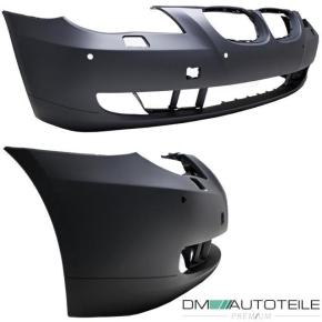 BMW 5 E60 E61 Saloon Estate 07-10 LCI Front Bumper primed for PDC/SRA