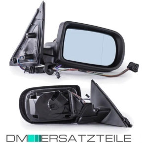 BMW E39 right wing mirror 11-pin foldable 95-03 elect....