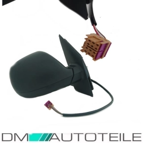 VW T5 wing mirror right 5-pin black electric adjustment...