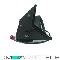 VW T5 wing mirror right 5-pin black electric adjustment 10 O