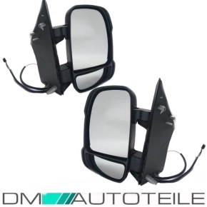 Set Fiat Ducato wing mirror left & right 06-14 +...