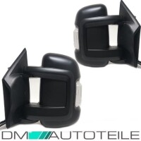 Set Fiat Ducato wing mirror left & right 06-14 + Jumper 