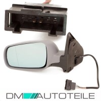 VW Golf 4 IV wing mirrors left 97-03 electric + heatable con