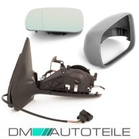 VW Golf 4 IV wing mirrors left 97-03 electric + heatable con