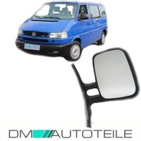 Set VW T4 Side Mirror complete LH+RH electr. Heated Black 90