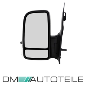 Mercedes Sprinter W906 VW Crafter wing mirror left black...