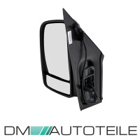 Mercedes Sprinter W906 VW Crafter wing mirror left black 06-