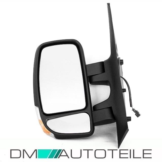 Nissan NV400 Opel (Vauxhall) Movano B Renault Master III wing mirror left  electric heating 10-15
