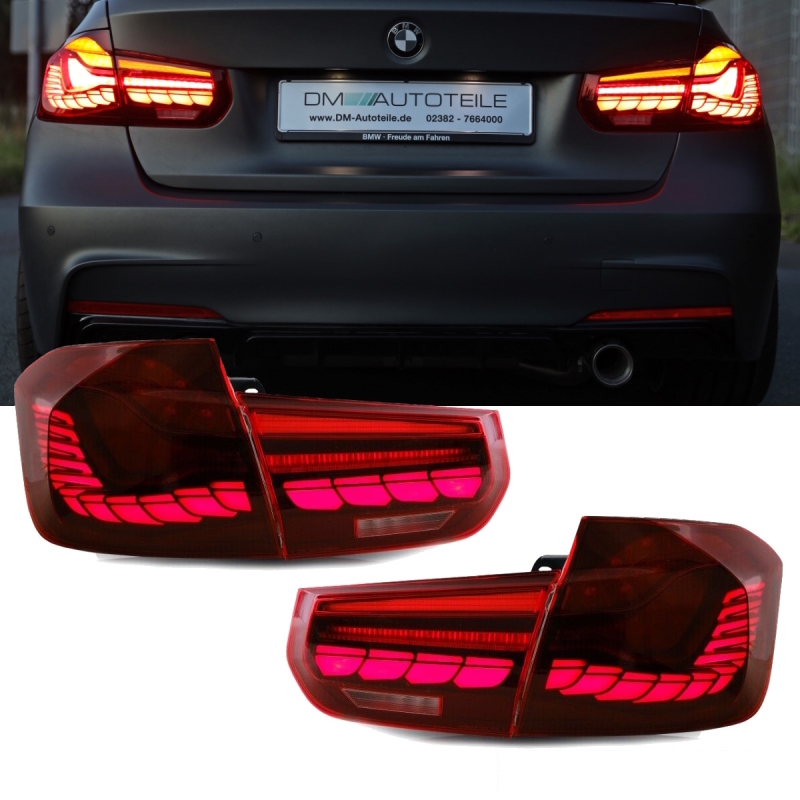 LED-Rückleuchten kompatibel for BMW 3er 12–18 F30 320i 325i Auto