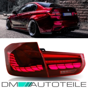 OLED Sequential indicator Set LED Rear lights Red fits on all BMW 3-Series F30 