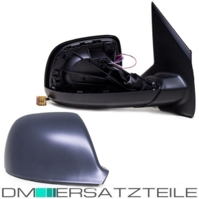VW T6 Bus Side Mirror complete primed Year up 2015 elect.heated w/o Radio Ant.