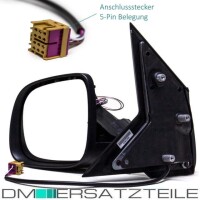 Außenspiegel SET lackierbar 5-Pin ab 2015 elektrisch +