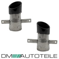 Performance Set Black Gloss Tail Pipes fits on Mercedes A-Cl
