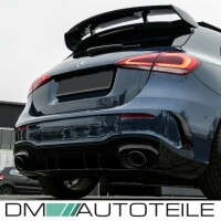 Performance Set Black Gloss Tail Pipes fits on Mercedes A-Cl