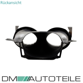 Sport Auspuffblenden SET schwarz passt für Mercedes W177 Hatchback nicht A45 AMG