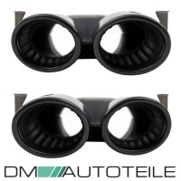 Performance Diffusor Black Gloss +Set Pipes fits on Mercedes
