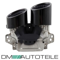Performance Diffusor Black Gloss +Set Pipes fits on Mercedes