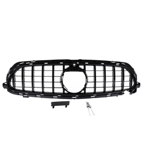 Kühlergrill Schwarz glanz passt für Mercedes E-klasse W213 S213 A213 C213 ab Bj 2020> auch Kamera auf Panamericana GT 