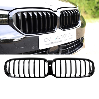 Performance Kidney Front Grille Black Gloss fits on BMW 5-Series G30 G31 Facelift up 2020 with Camera