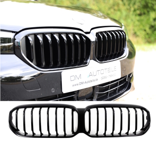 Sport Performance Kidney Front Grille Black Gloss fits BMW 5-Series G30 G31 Facelift up 2020 w/o Camera
