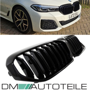 Sport Performance Kidney Front Grille Black Gloss fits BMW 5-Series G30 G31 Facelift up 2020 w/o Camera
