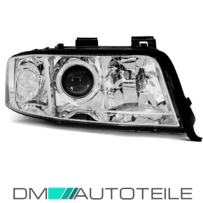 Audi A6 C5 Xenon headlights right 01-04 4B Facelift Saloon Avant D2S/H7 for headlamp beam height control + Bulbss