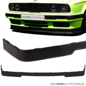 Frontspoiler / Frontlippe für BMW 3er E30 Facelift in Schwarz mit ABE